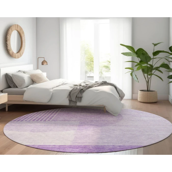Chantille ACN678 Purple 8' x 8' Rug