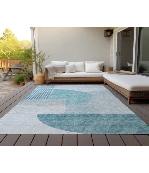 Chantille ACN678 Teal 5' x 7'6" Rug
