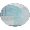Addison Chantille ACN678 Teal 8 ft. x 8 ft. Round Rug