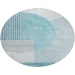 Addison Chantille ACN678 Teal 8 ft. x 8 ft. Round Rug
