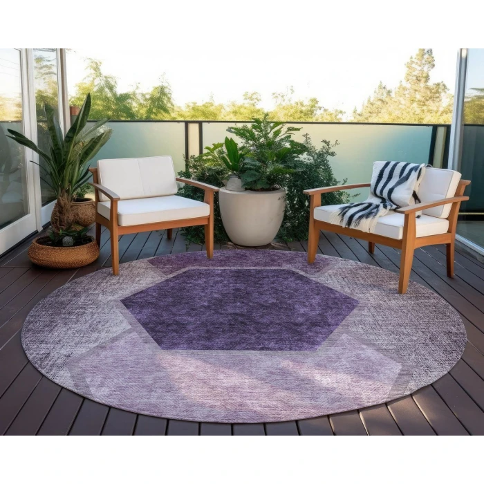 Chantille ACN679 Eggplant 8' x 8' Rug