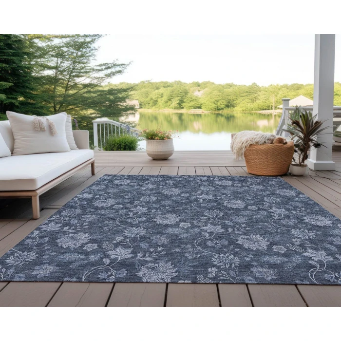 Chantille ACN680 Blue 8' x 10' Rug