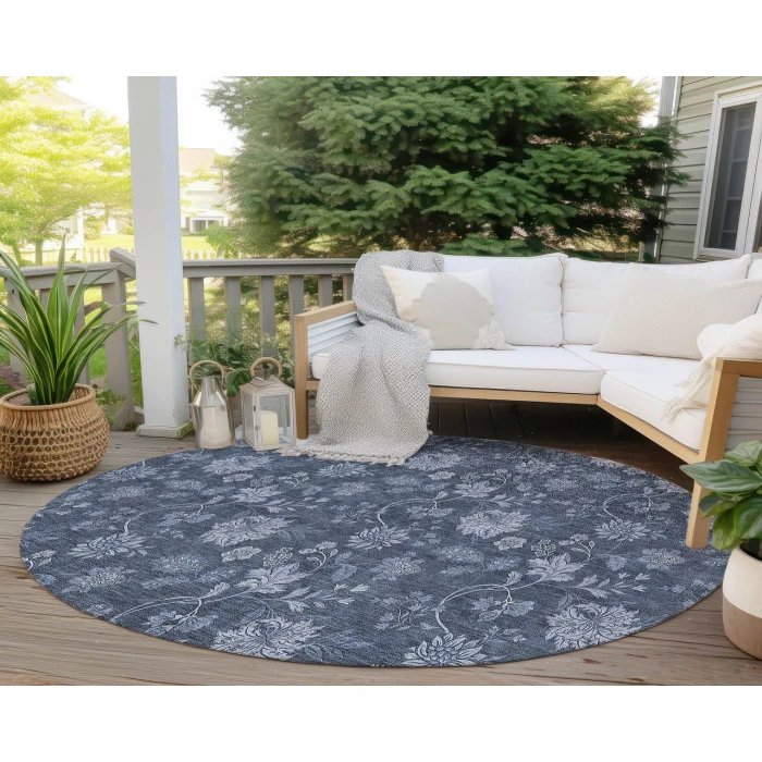 Chantille ACN680 Blue 8' x 8' Rug