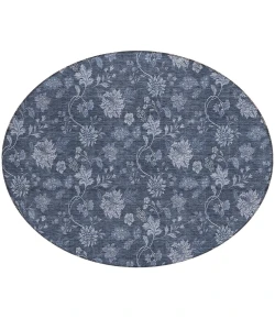 Addison Chantille ACN680 Blue 8 ft. x 8 ft. Round Rug