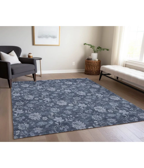 Chantille ACN680 Blue 5' x 7'6" Rug