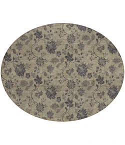 Addison Chantille ACN680 Brown 8 ft. x 8 ft. Round Rug