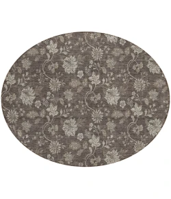 Addison Chantille ACN680 Chocolate 8 ft. x 8 ft. Round Rug