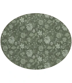 Addison Chantille ACN680 Olive 8 ft. x 8 ft. Round Rug