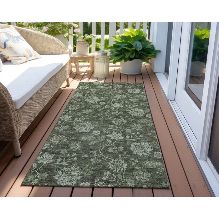 Chantille ACN680 Olive 2'3" x 7'6" Rug