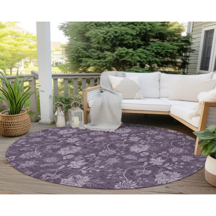 Chantille ACN680 Plum 8' x 8' Rug