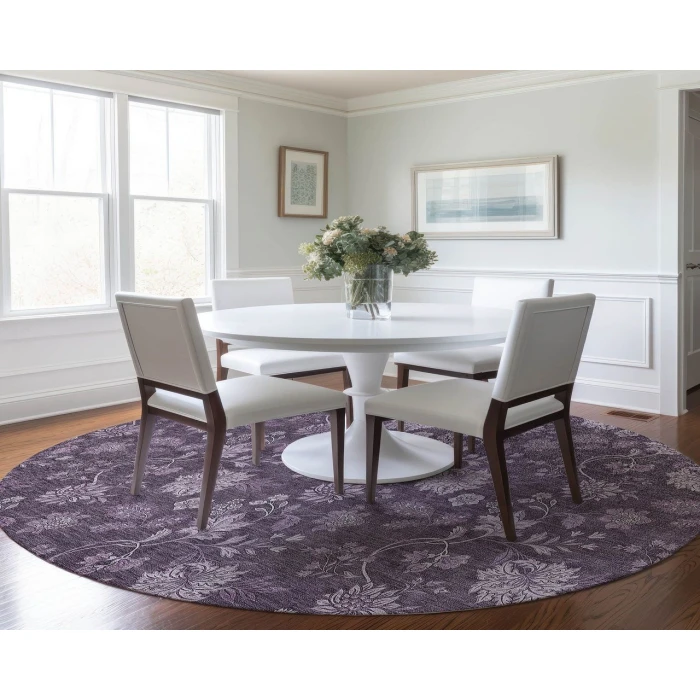 Chantille ACN680 Plum 8' x 8' Rug