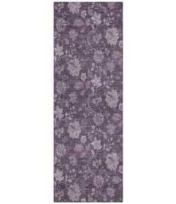 Addison Chantille ACN680 Plum 2 ft. 3 in. x 7 ft. 6 in. Runner Rug