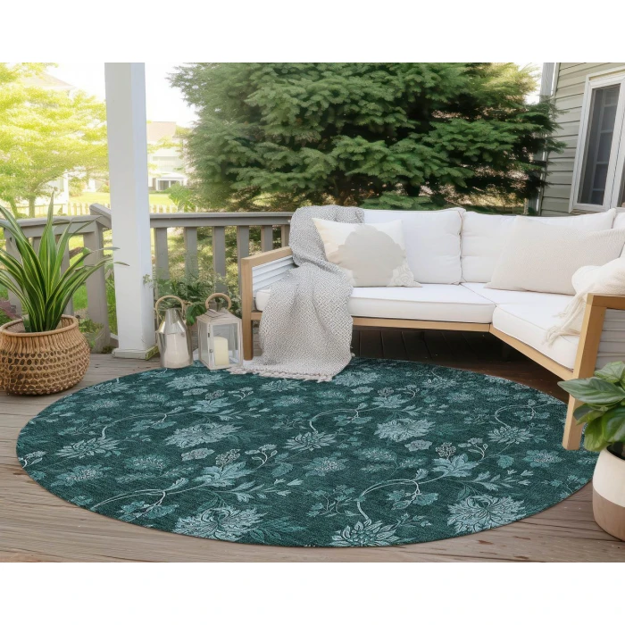 Chantille ACN680 Teal 8' x 8' Rug