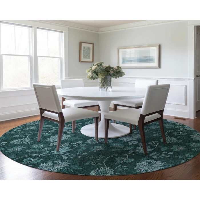 Chantille ACN680 Teal 8' x 8' Rug