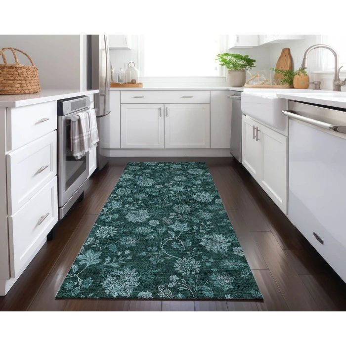 Chantille ACN680 Teal 2'3" x 7'6" Rug