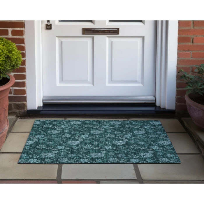Chantille ACN680 Teal 1'8" x 2'6" Rug