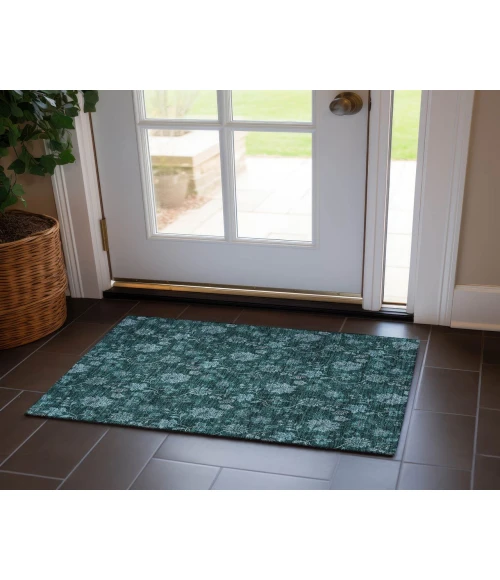 Chantille ACN680 Teal 1'8" x 2'6" Rug