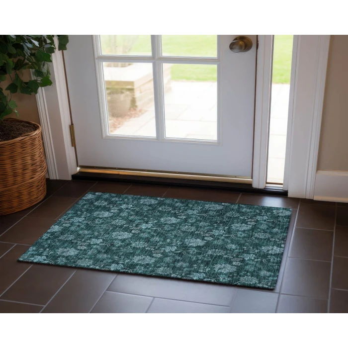 Chantille ACN680 Teal 1'8" x 2'6" Rug