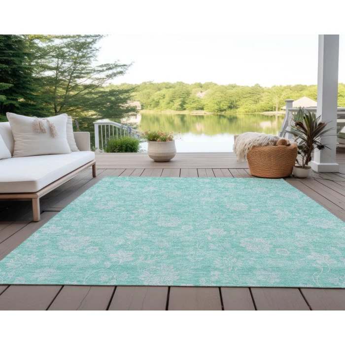 Chantille ACN681 Aqua 10' x 14' Rug