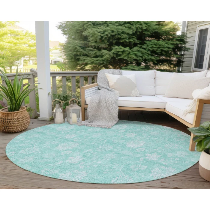 Chantille ACN681 Aqua 8' x 8' Rug