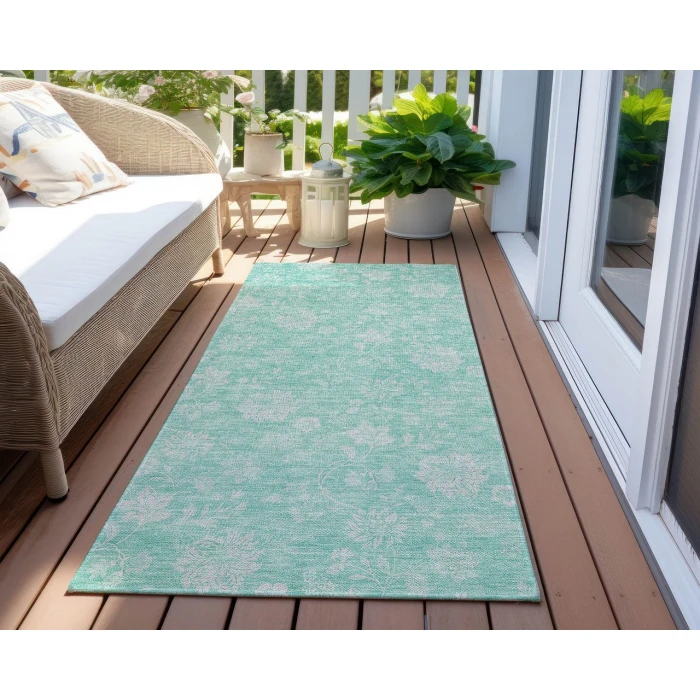 Chantille ACN681 Aqua 2'3" x 7'6" Rug