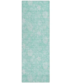 Addison Chantille ACN681 Aqua 2 ft. 3 in. x 7 ft. 6 in. Runner Rug