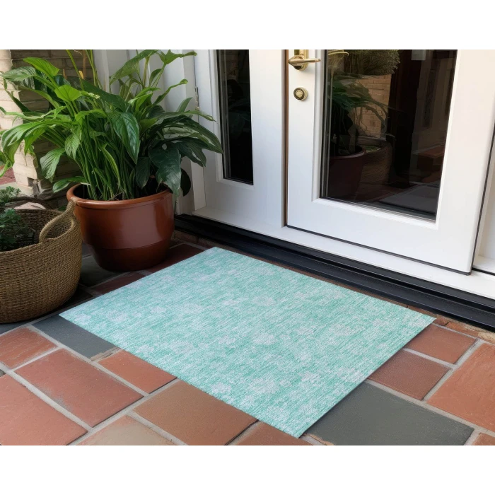 Chantille ACN681 Aqua 1'8" x 2'6" Rug
