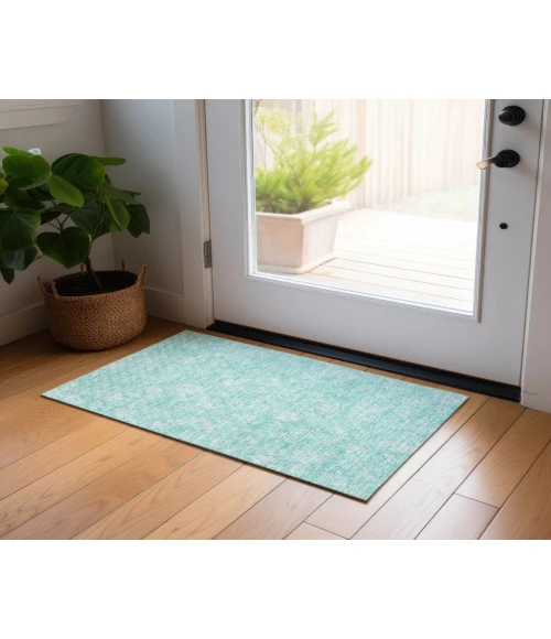 Chantille ACN681 Aqua 1'8" x 2'6" Rug