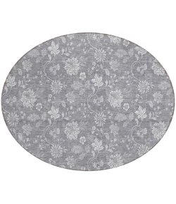 Addison Chantille ACN681 Gray 8 ft. x 8 ft. Round Rug