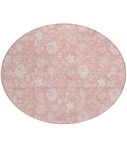 Addison Chantille ACN681 Pink 8 ft. x 8 ft. Round Rug