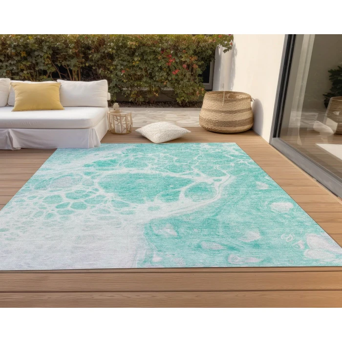 Chantille ACN682 Aqua 10' x 14' Rug