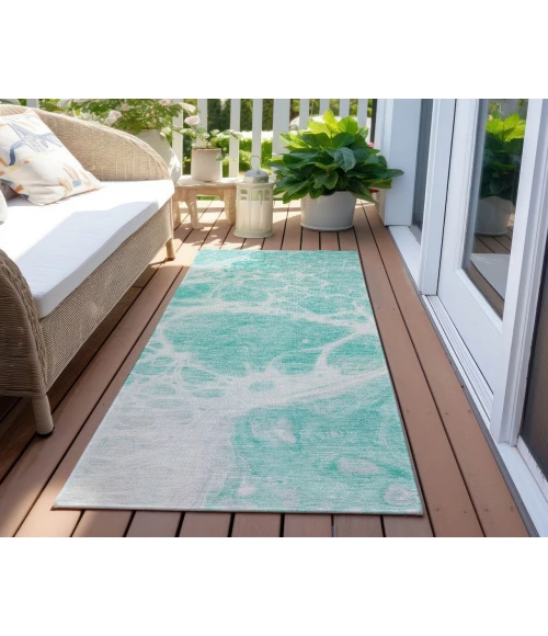 Chantille ACN682 Aqua 2'3" x 7'6" Rug