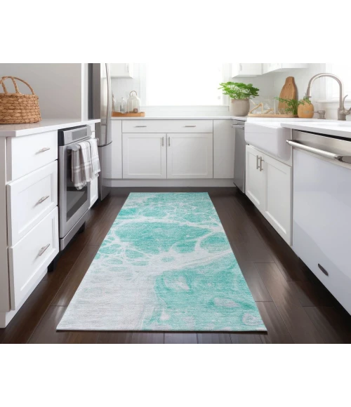 Chantille ACN682 Aqua 2'3" x 7'6" Rug