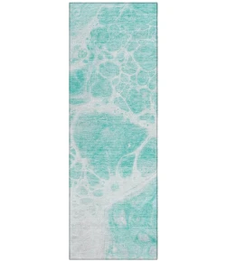 Addison Chantille ACN682 Aqua 2 ft. 3 in. x 7 ft. 6 in. Runner Rug
