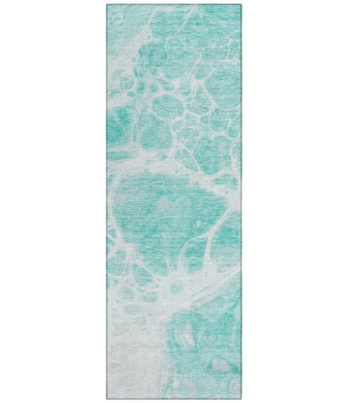 Chantille ACN682 Aqua 2'3" x 7'6" Rug