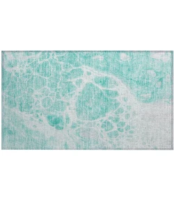Addison Chantille ACN682 Aqua 1 ft. 8 in. x 2 ft. 6 in. Rectangle Rug