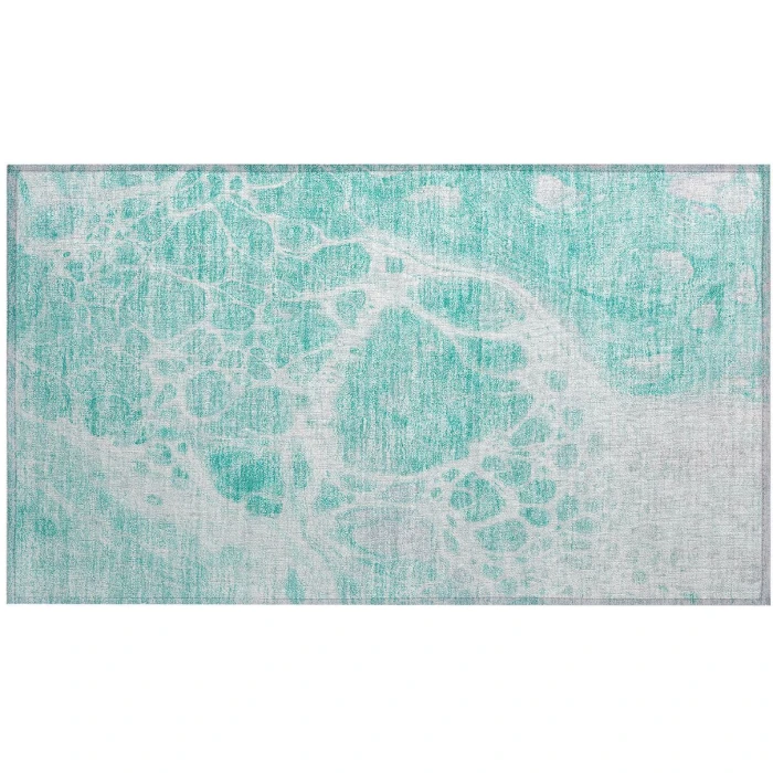 Chantille ACN682 Aqua 1'8" x 2'6" Rug