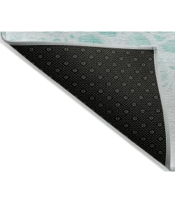 Addison Chantille ACN682 Aqua 8 ft. x 8 ft. Round Rug