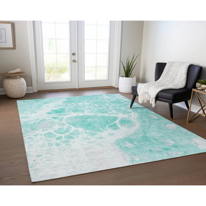 Chantille ACN682 Aqua 10' x 14' Rug