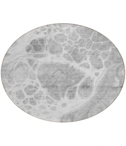 Addison Chantille ACN682 Gray 8 ft. x 8 ft. Round Rug