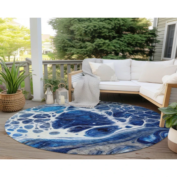 Chantille ACN682 Navy 8' x 8' Rug