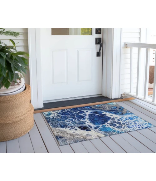 Chantille ACN682 Navy 1'8" x 2'6" Rug