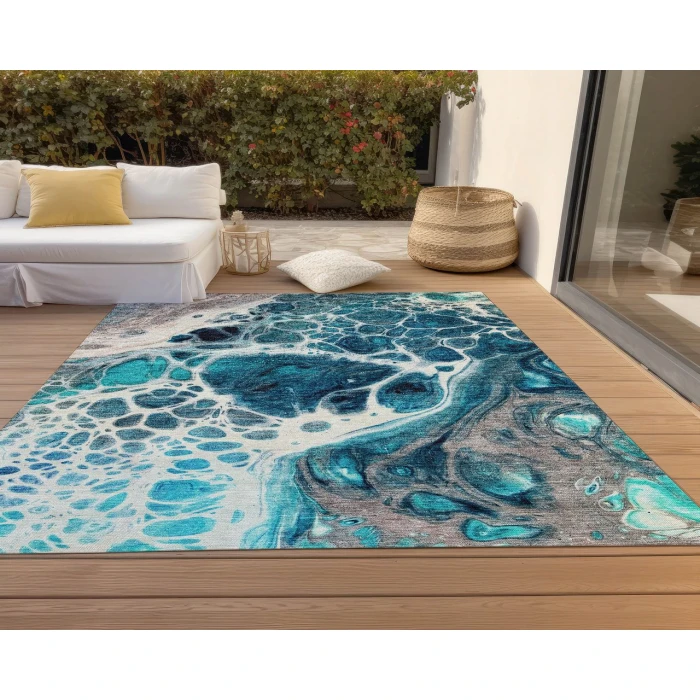 Chantille ACN682 Teal 9' x 12' Rug