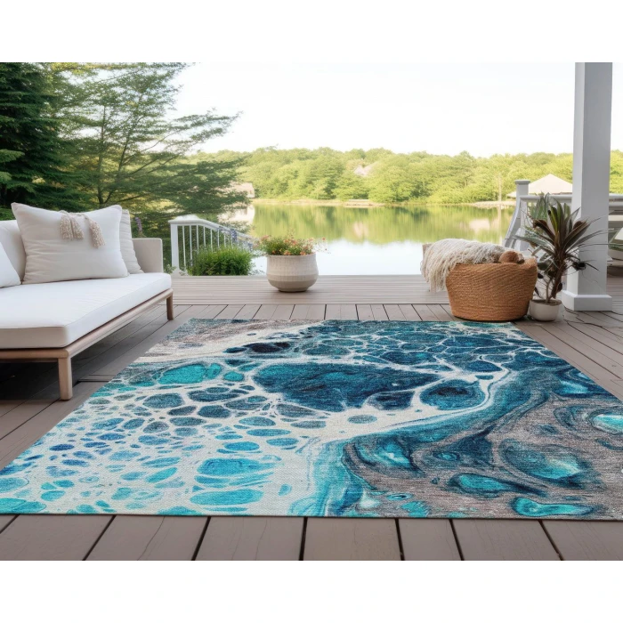 Chantille ACN682 Teal 9' x 12' Rug