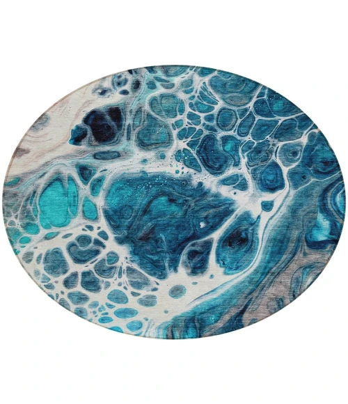 Chantille ACN682 Teal 8' x 8' Rug