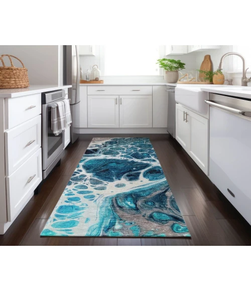 Chantille ACN682 Teal 2'3" x 7'6" Rug