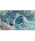 Chantille ACN682 Teal 1'8" x 2'6" Rug