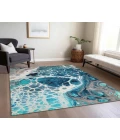 Chantille ACN682 Teal 10' x 14' Rug