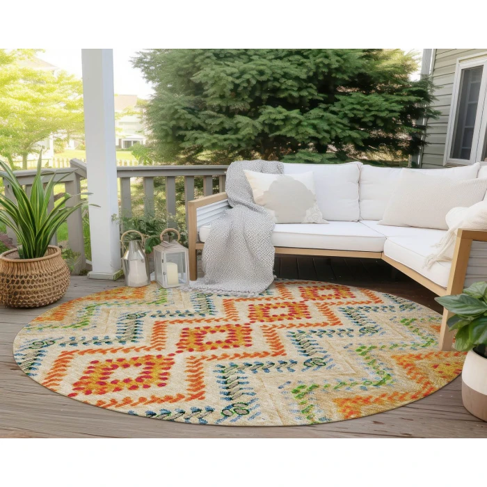 Chantille ACN683 Beige 8' x 8' Rug
