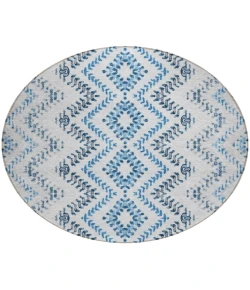 Addison Chantille ACN684 Blue 8 ft. x 8 ft. Round Rug